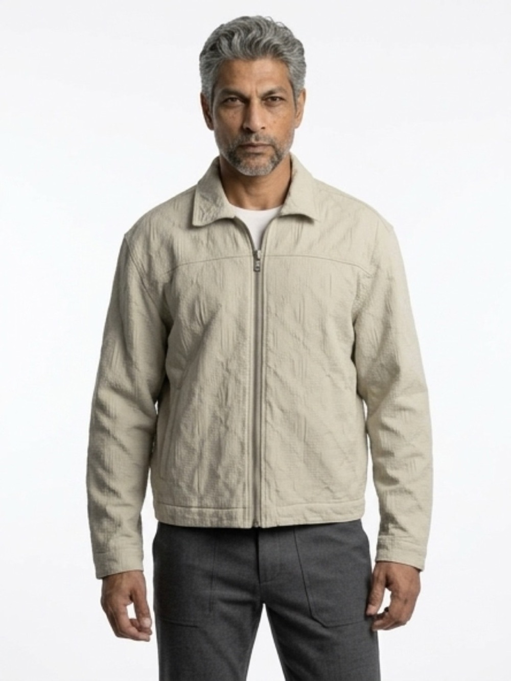 Abercrombie & Fitch Men's Light Tan Jacket